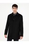 Men's Woven Fabric Wool Slim Fit Coat - 3