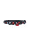 Reflective Cat Collar - Printed Pattern, 1.0 x 19-31 cm (XS), Red - 3