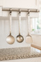 Simple 3-Piece Stainless Steel Serving Utensil Set Ladle Colander Spatula Dowry Set - 2