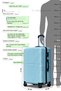 Hard Shell Lightweight ABS 2PCS SET (20/28 Inch) Luggage, Secured Lock Suitcase - 4