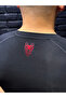 Detailed Black Compression T-Shirt – Spider Printed and Printed Arms - 4
