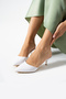 Women's Thin Heeled Slippers - 4