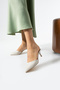 Women's Thin Heeled Slippers - 4