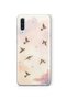 Samsung Galaxy A70 Compatible Flying Bird Pattern Transparent Phone Case
