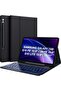 Keyboard Case for Samsung Galaxy Tab S9 FE / Tab S9 11" - 7-Color Backlit, Detachable Bluetooth