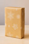 Kraft Snowflake Wrapping Paper 33 Pieces 70X100Cm Gift Packaging Gift Paper - 5