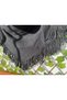 Black Color Tassels Cool Style and Stylish Style and Fashion Icon Triangle Knitwear Shoulder Shawl 160*50 cm - 3