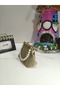 Straw Burs Pearl Handle Stylish Bag Width 21 cm Length 14 cm - 4