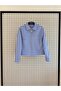 New Season Shirt Collar Pocketed Lined Cashmere Jacket - 5