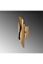 Flare Modern Bidirectional Metal Sconce Glossy Gold, Rustic Decorative Wall Lamp Flare-15356 - 6
