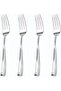 Disposable Plastic Forks - 18 Heavyweight Silver Cutlery (Reusable)