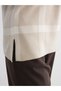 Crew Neck Plaid Women's Knitwear Sweater (W5) - 3
