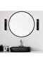 Cut Rustic Metal Tubular Single Wall Sconce with Tufts Black, Industrial Decorative Wall Lamp Cut11825 - 2