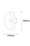 If You Are Looking for a Modern Decorative Single Wall Sconce in Black, Metal-Plated Lighting Eger-Mr-839. - 8