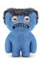 Hairy Super Soft Zuru Fuggler Hairy Fuggs Plush Toy Gnawling Terror Wig Teal 22cm - 3