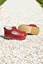 Genuine Leather Velcro Orthopedic İlkadım Shoes Red Cv-473 - 5