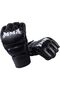 MAXSTRENGTH Half-Finger Boxing & MMA Training Gloves - Adult Unisex, Black