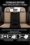 Panther Series Linen Fabric Car Seat Cover (Toyota Corolla-Auris-Yaris Compatible) - 5