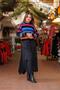 Gray Color Karsu Wool Bohemian Skirt - 2