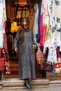 Gray Color Knitwear High Neck Pocket Detailed Dress - 8