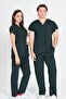 Hunter Green Unisex Stretch Fabric Scrubs Doctor and Nurse Uniform Set Hospital Uniform