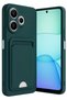 Mtxdpn Xiaomi Redmi 13 4g Case Kelvin Silicone with Business Card - (00208) Dark Green
