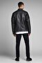 Jcorocky Jacket Noos Men's Leather Coat and Jacket Black - 2
