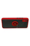 Mtxdpn Xiaomi Redmi 9A Case Montreal Ringed Silicone Cover (153412) - Red - 3