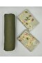 100% Cotton Fabric Fitted Sheet+Pillowcase Corner Depth 28-30 CM Soft Fabric New Season