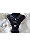 3-Piece Steel Silver Heart Necklace