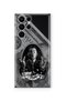 Samsung Galaxy S23 Ultra Compatible Wolfie Patterned Transparent Phone Case