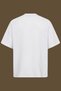 Pumpkin Printed Oversized White T-Shirt - 2