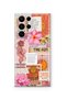 Samsung Galaxy S22 Ultra Compatible Solar Tarot Pattern Transparent Phone Case