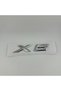 BMW X6 trunk emblem, chrome silver - 2