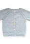 1-2 Years Old Knitted Dark Blue Baby Boy Cardigan - 3
