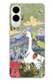 Samsung Galaxy S25 Edge Compatible Transparent Phone Case with Goose and Nature Illustration Pattern