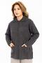 New Season Women's Knitwear Knitted Tight Weaving Buttoned Shirt Collar Mother Winter Cardigan 30220-Smoked - 5