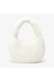 Luxury Textured Plush Bag (Special Series) - a Warm Touch for Winter Shoulder and Hand Bag White Winter Elegant - 7