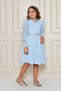 Blue Lace Girls Evening Dress - 4