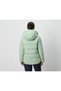 Women's Quilted Ski Jacket, Green - 6