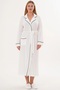 Women's Long Dressing Gown 65% Cotton 35% Viscose