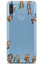 Samsung Galaxy A11 / M11 Compatible Monkeys Patterned Transparent Phone Case