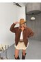 Bloom Oversized Padded Velvet Jacket/Mantle - 2