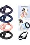 حامل موبايل بحلقة سيليكون مغناطيسية، حامل قبضة حلقي دوار للاصبع، ناعم، متوافق مع جراب موبايل ماج سيف - 2