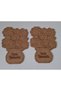 2 Flower Vases Dear Teacher Teacher's Day Wooden Painting Activity School Art Set