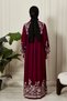 Straight Robe with Button Front Viscose Fabric Tessiture Clothing Mother's Dress Prayer Dress - 7