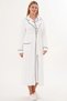 Women's Long Sleeve Shirt Collar Dressing Gown+Nightgown+Pajamas 4-Piece Set 65% Cotton 35% Viscose - 2