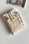 Sakura Linen Fabric Book Case with Pocket Book Lover Gift - 3