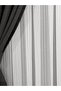 Modern Striped Tulle Curtain |   1/3 Frequently Pleated |   No Ironing Required - 3