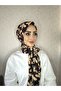 Dp8 Patterned Pera Ready-To-Wear Shawl with Snap Fasteners from the Chin Gold - 5